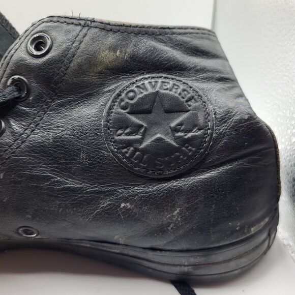 Converse Chuck Taylor All Star Leather High Top Total Eclipse Men's Size 9.5 - Picture 1 of 6